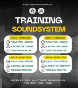 TRAINING SOUNDSYSTEM - Komisi Pemuda