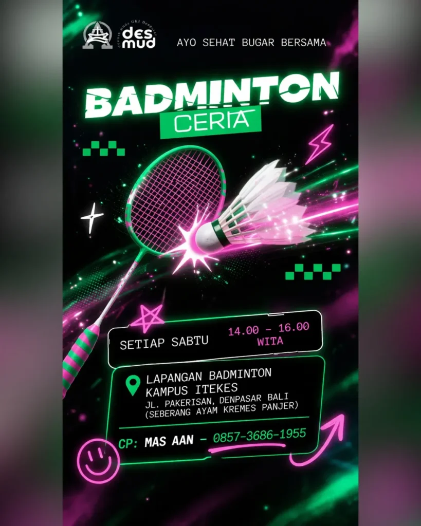 Badminton Ceria GKI Denpasar