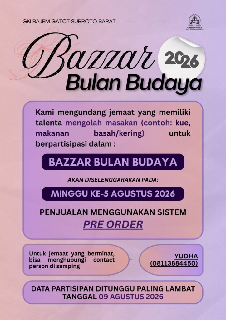Bazar Bulan Budaya (Bajem)