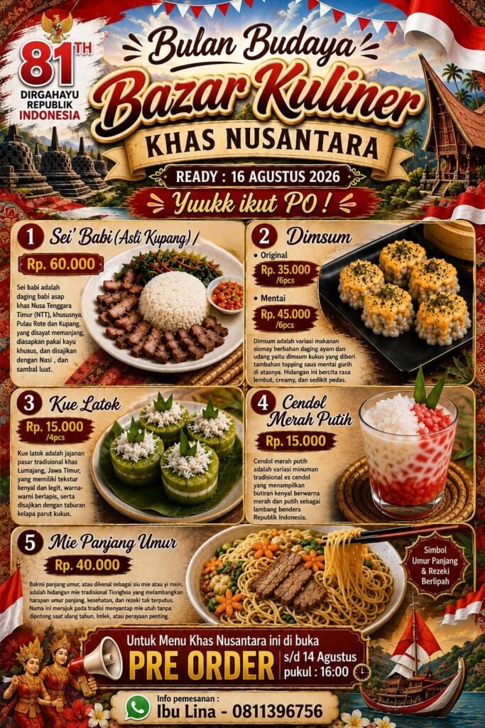 Bazzar Kuliner 16 Agst (bajem)