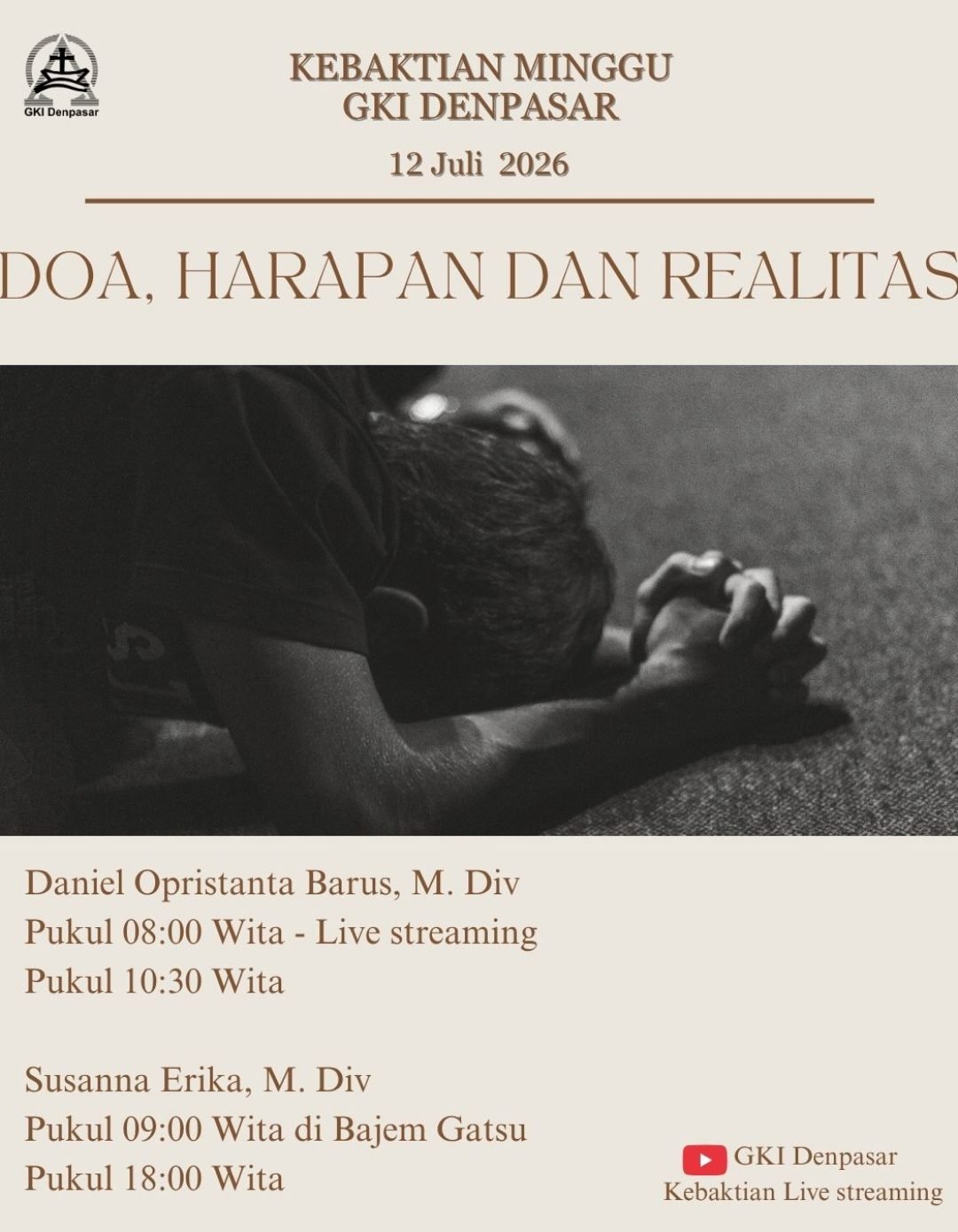 Kebaktian GKI Denpasar