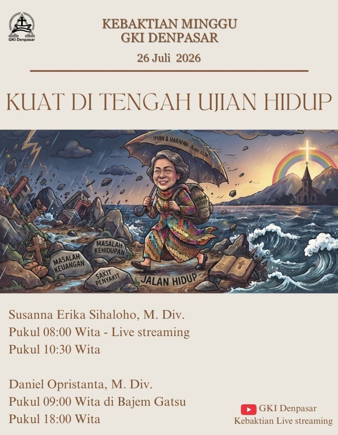Kebaktian GKI Denpasar