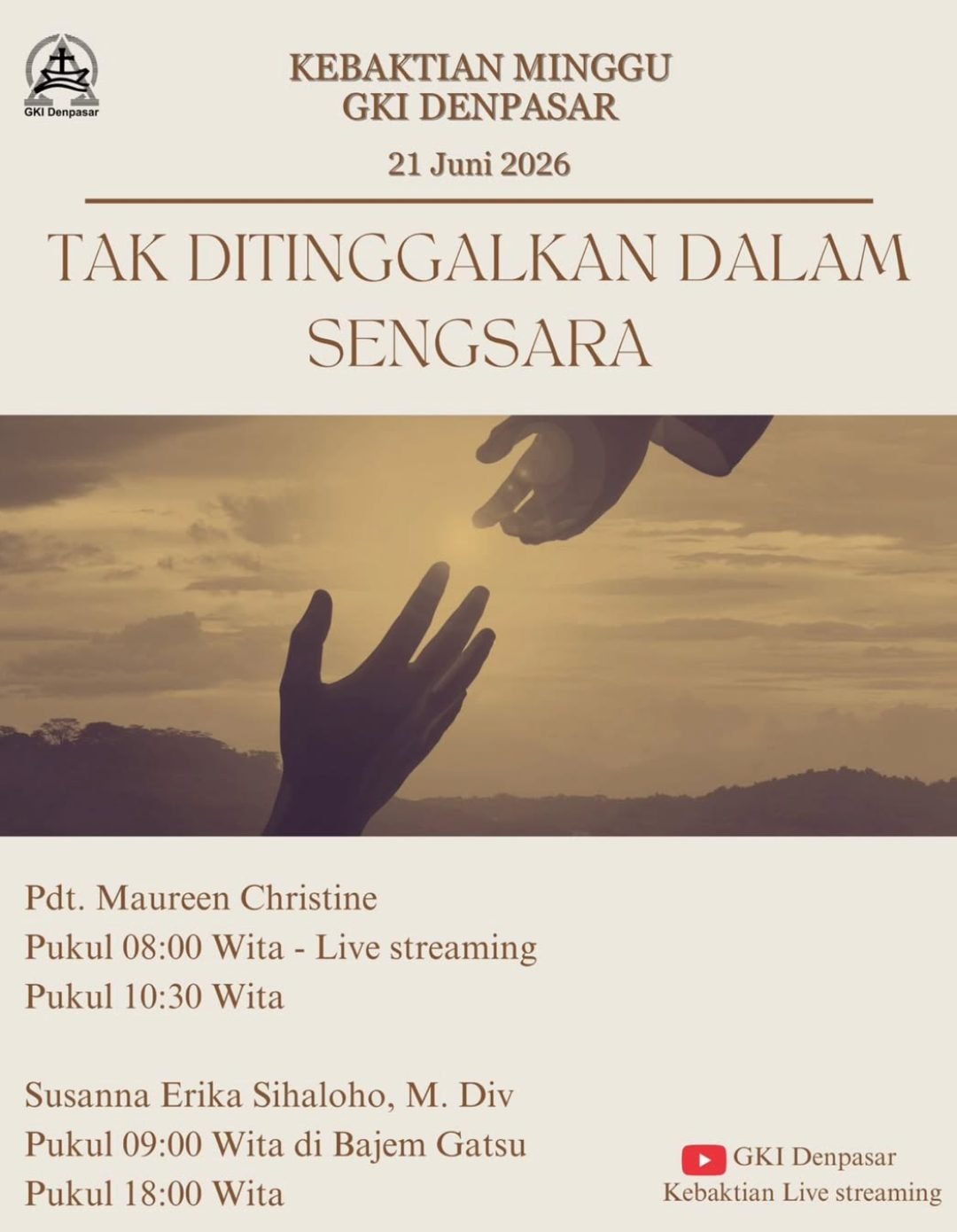Kebaktian GKI Denpasar