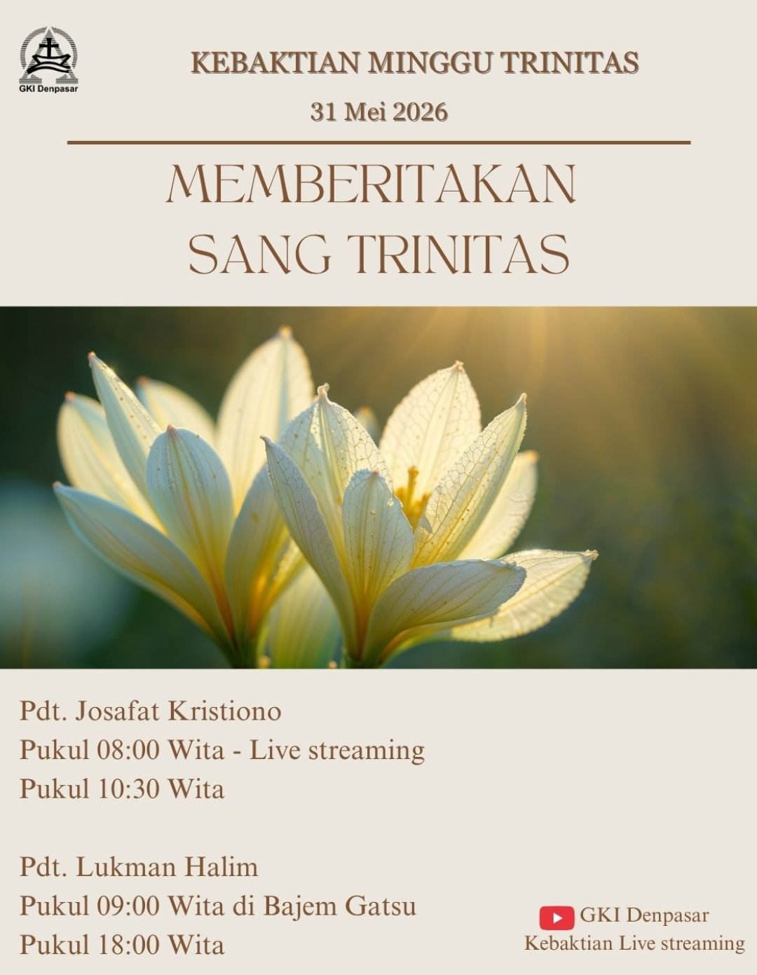 GKI Denpsar 31 Mei 2026