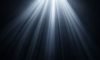 Rays of ethereal light descend from an unseen source above, illuminating the darkness below. This creates a sense of wonder, awe, and the possibility of something greater beyond the visible.